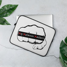 Load image into Gallery viewer, My Melanin Matters Custom logo - Laptop Sleeve