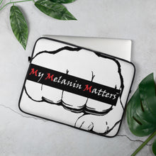 Load image into Gallery viewer, My Melanin Matters Custom logo - Laptop Sleeve