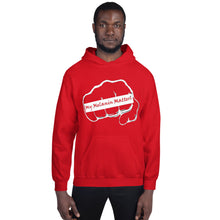 Load image into Gallery viewer, Unisex Hoodie - MY MELANIN MATTERS LOGO w/red letters