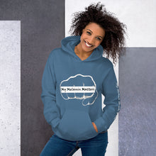 Load image into Gallery viewer, Unisex Hoodie - MY MELANIN MATTER LOGO w/ blk letters