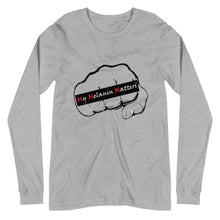 Load image into Gallery viewer, MY MELANIN MATTERS LOGO (org) - Unisex Long Sleeve Tee