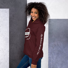 Load image into Gallery viewer, Unisex Hoodie - MY MELANIN MATTER LOGO w/ blk letters