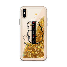 Load image into Gallery viewer, My Melanin Matters - Custom logo - Liquid Glitter Phone Case