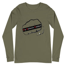 Load image into Gallery viewer, MY MELANIN MATTERS LOGO (org) - Unisex Long Sleeve Tee