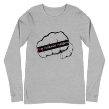 Load image into Gallery viewer, MY MELANIN MATTERS LOGO (org) - Unisex Long Sleeve Tee