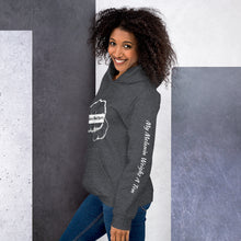 Load image into Gallery viewer, Unisex Hoodie - MY MELANIN MATTER LOGO w/ blk letters