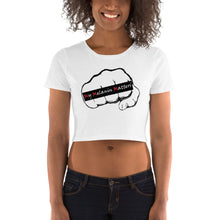 Load image into Gallery viewer, MY MELANIN MATTERS LOGO - Women’s Crop Tee
