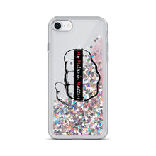 Load image into Gallery viewer, My Melanin Matters - Custom logo - Liquid Glitter Phone Case
